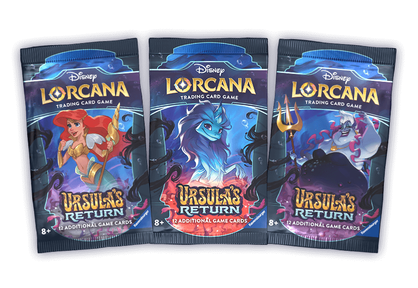 Disney Lorcana: Ursula's Return Booster Packs Disney Lorcana: Ursula's Return Booster Packs