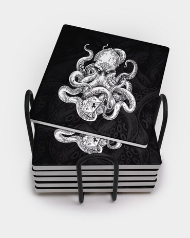 Kraken's Reach Square Coaster