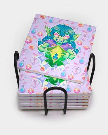 Matilda Potions Square Coaster