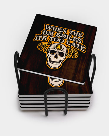 DM Smiles Square Coaster Set