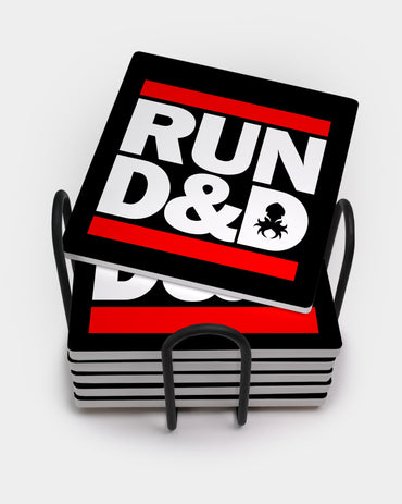 Run D&D Square Coaster Set