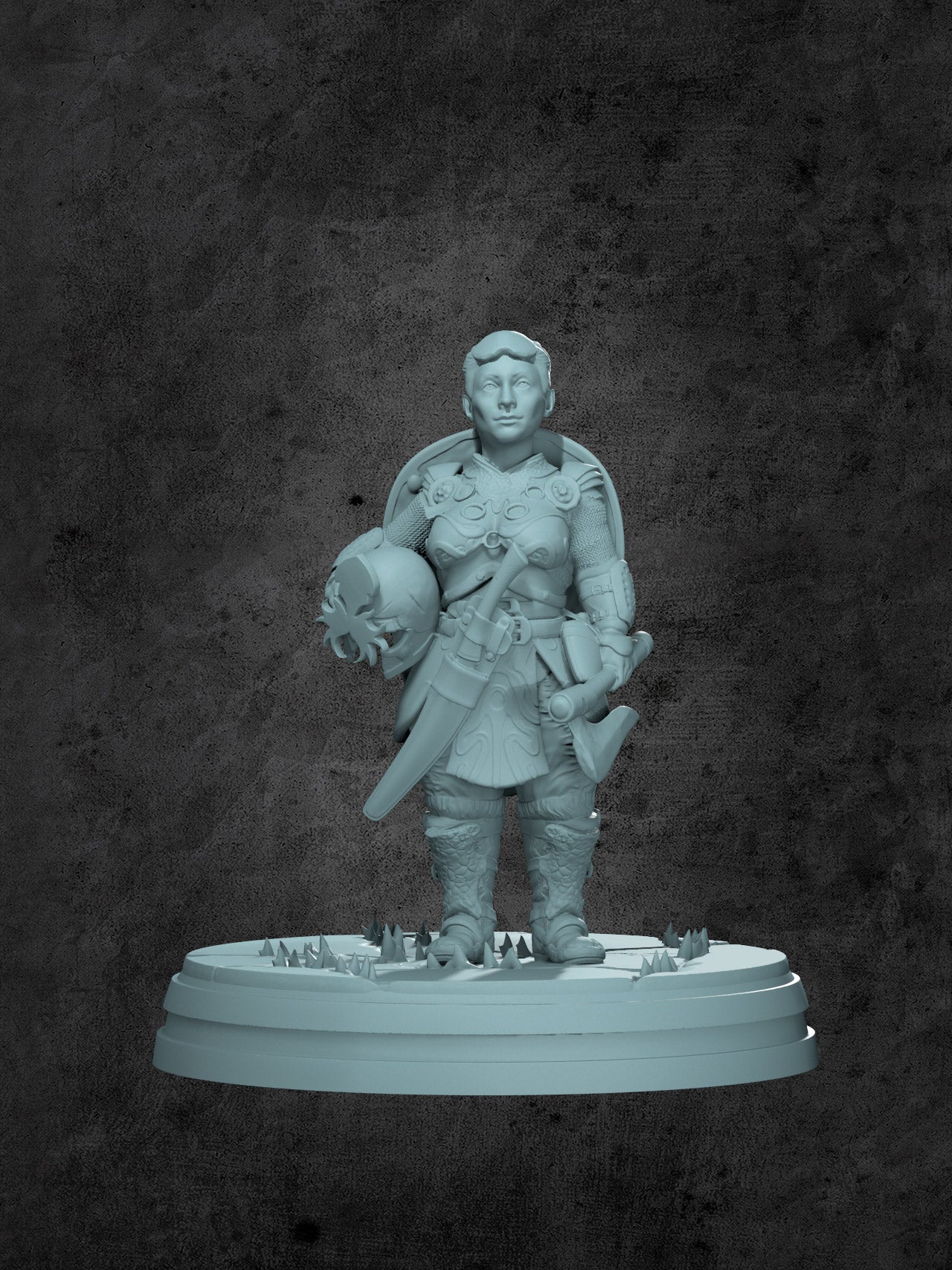 Ylea (City Guard) Miniature for Tabletop RPGs