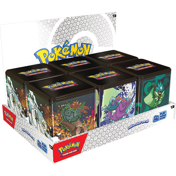 Pokemon TCG: Stacking Tin Q1 2025 Display Kraken Dice Pokemon TCG: Stacking Tin Q1 2025 Display Kraken Dice