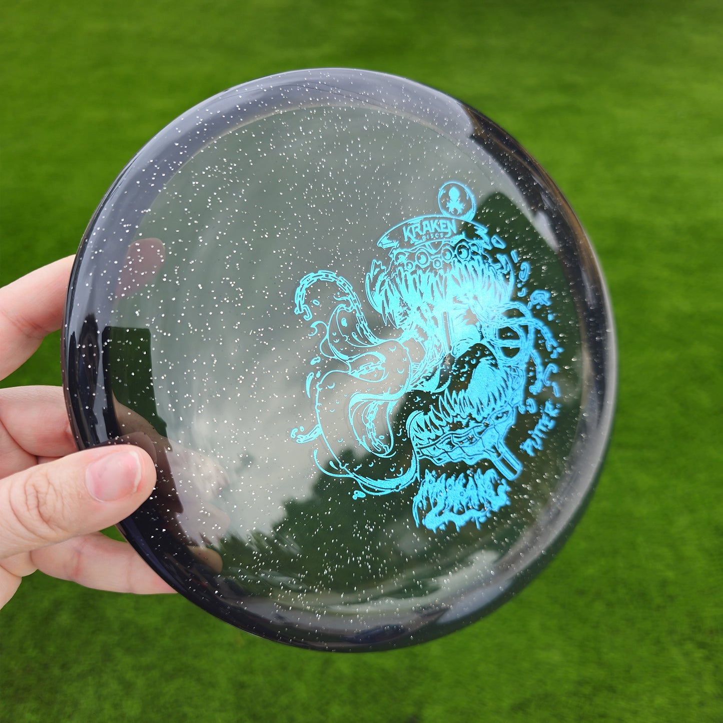 Mimic Black Jelly Putter with Blue Foil