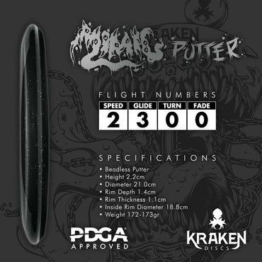 Mimic Black Jelly Putter with Black Foil