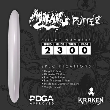 Mimic White Dwarven Putter with Rainbow Foil