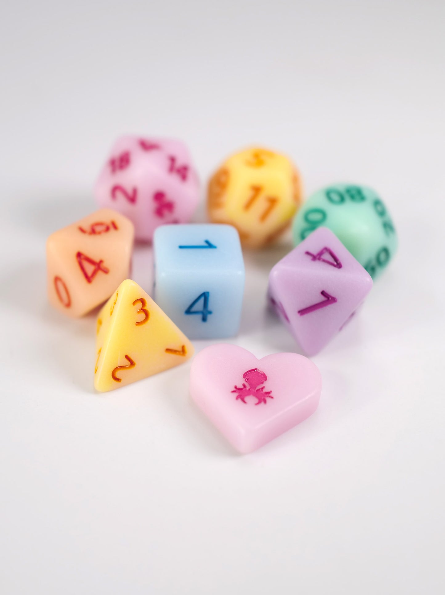 Be My Valentine "Sweetheart Dice" Mini 8pc Dice Set
