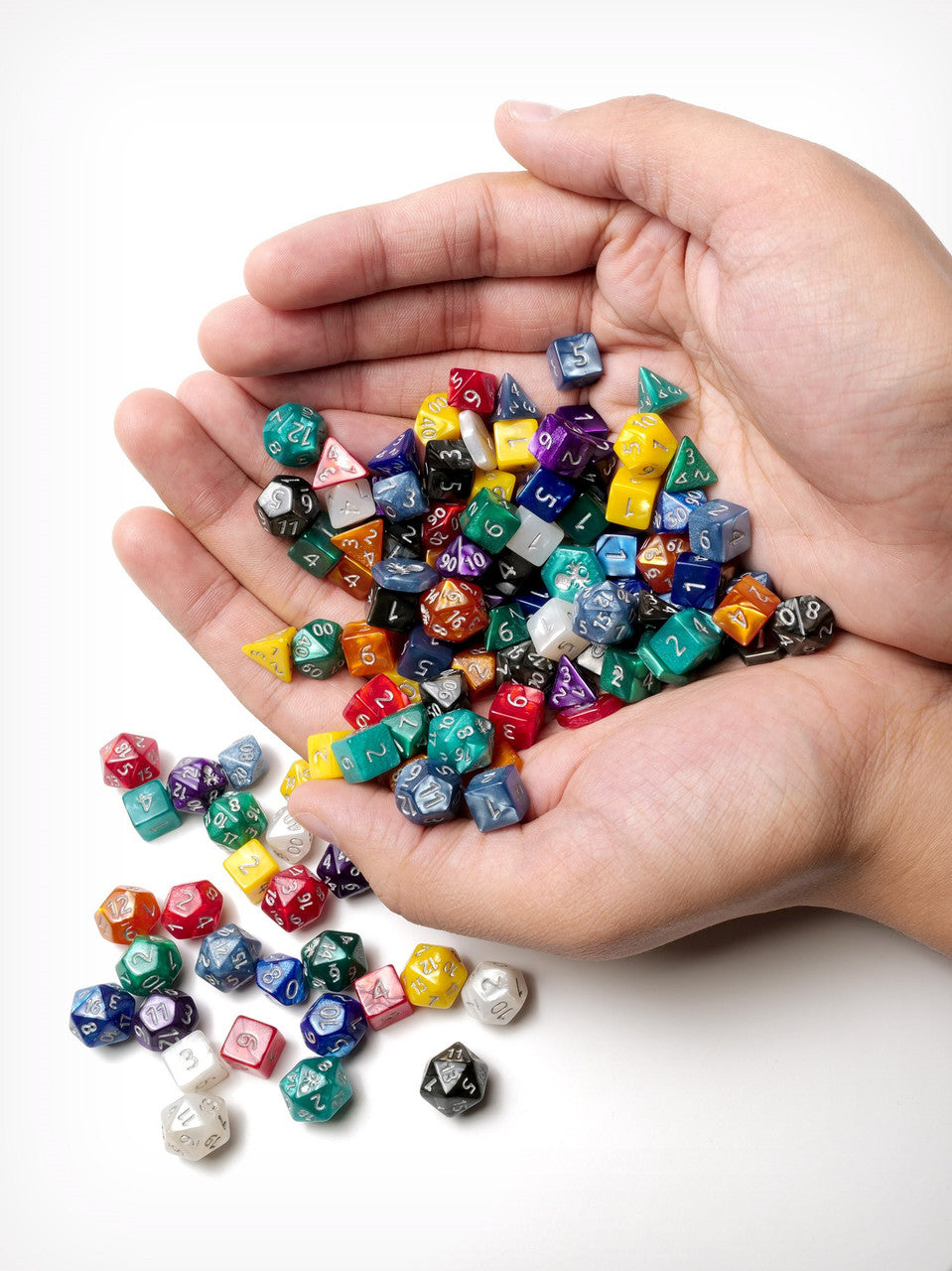 Feytfull Bundle 10 sets of 12pc 10mm Mini RPG Dice Set