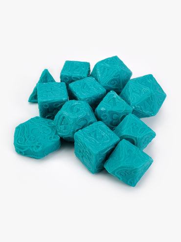 Matilda's Mistake - Practice Makes Perfect Teal B-Grade Dice Set