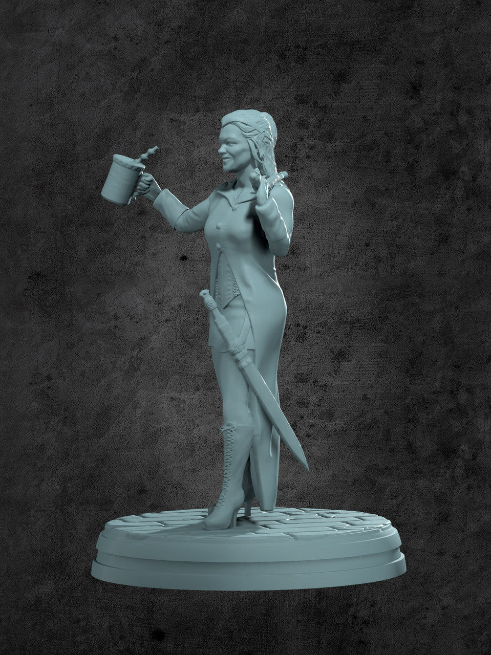 1st Mate Topaz Miniature for Tabletop RPGs