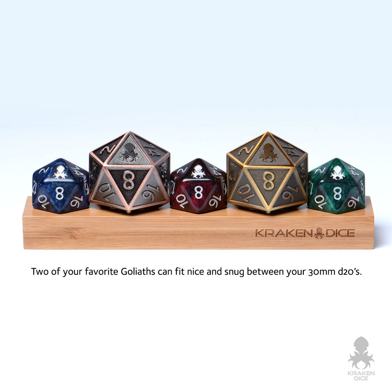 Acasia Wood 30mm D20 Display