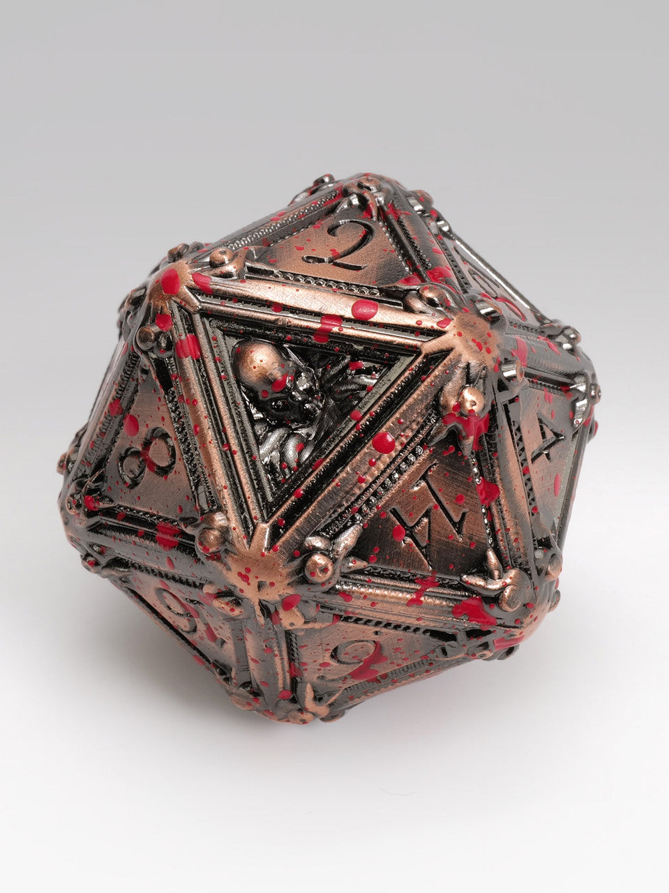 50mm Geometric Horrors: Bloody Golem's Eyes TTRPG  Single D20