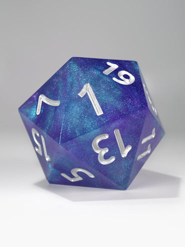 Blueberry Rock Candy Hand Polished Sharp Edge 55mm D20