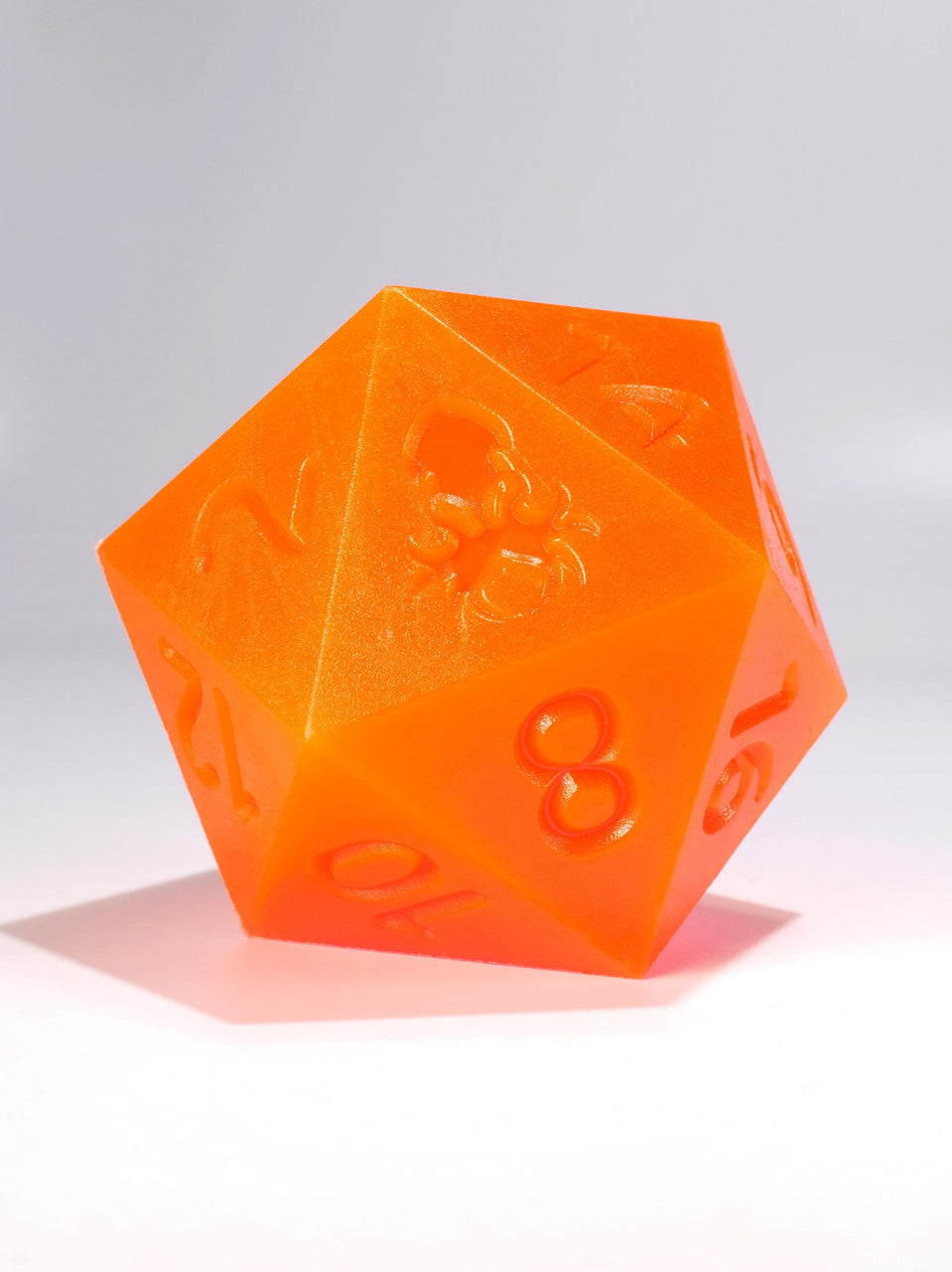RAW 55mm Glow in the Dark Orange D20
