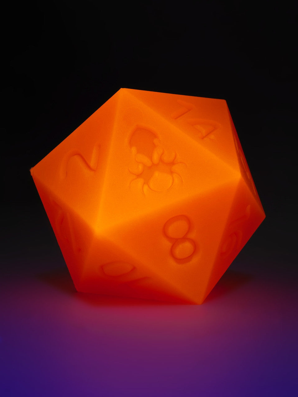 RAW 55mm Glow in the Dark Orange D20
