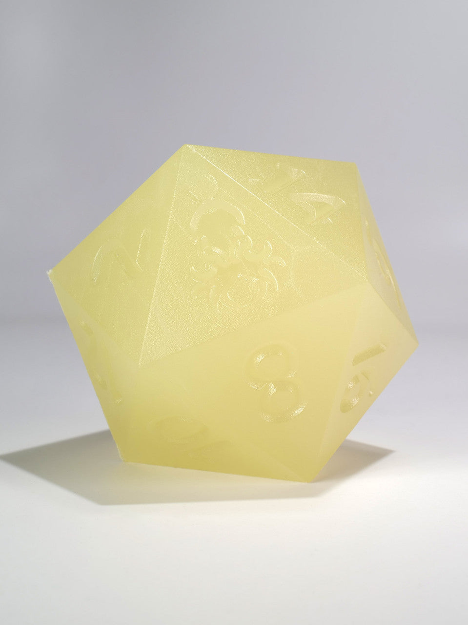 RAW 55mm Glow in the Dark Yellow D20