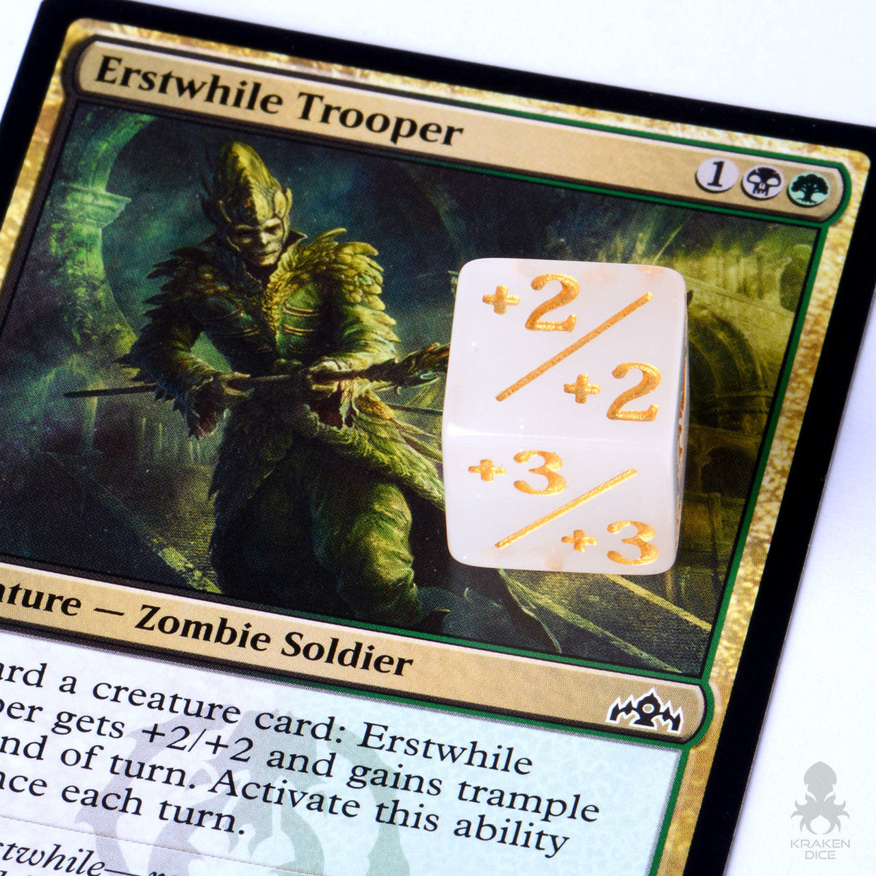 Kraken 6pc Token Counter Dice / Positive Dice Counters for Magic: The Gathering