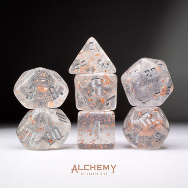 7pc Fragments of Venus with Silver Ink