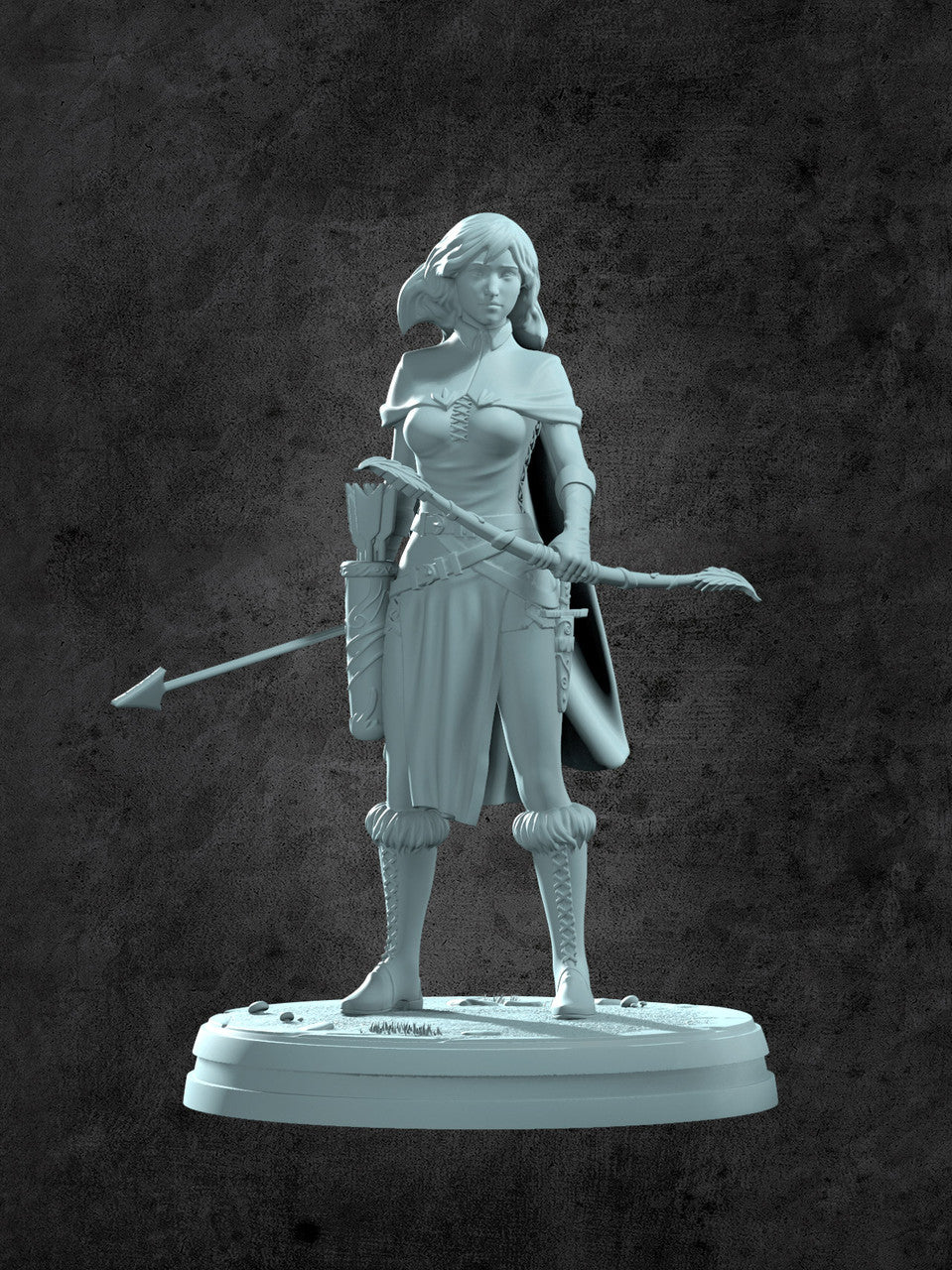 Anabella The Ranger Miniature for Tabletop RPGs