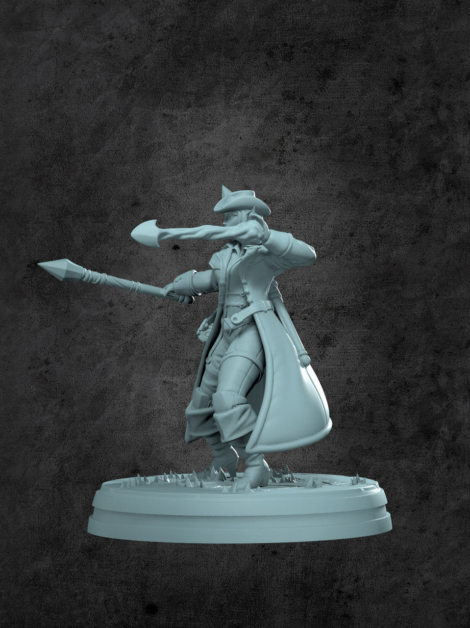 Annie (Arcane Cowgirl) Miniature for Tabletop RPGs