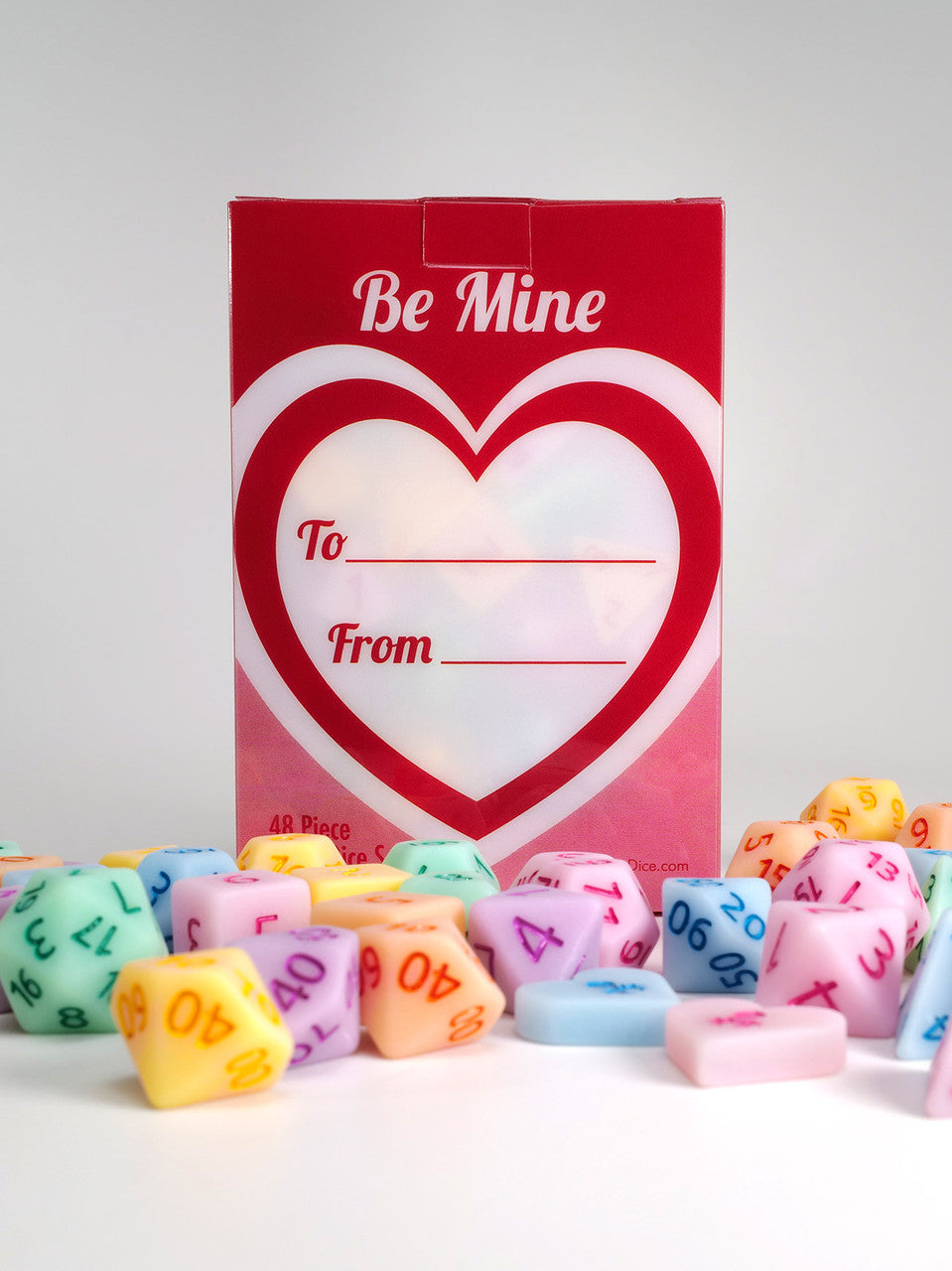 Be My Valentine "Sweetheart Dice" 48 Piece Dice Set