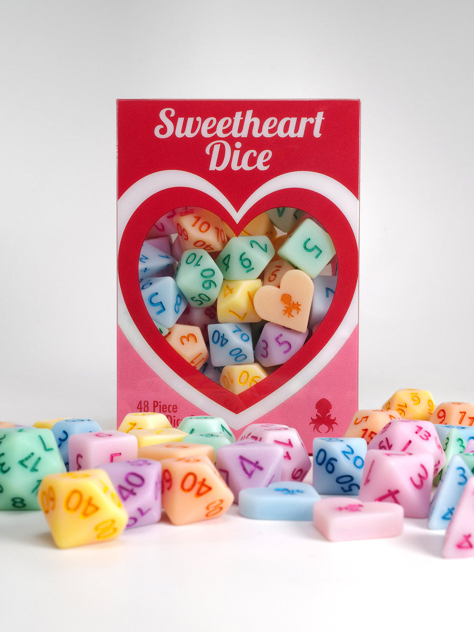 Be My Valentine "Sweetheart Dice" 48 Piece Resin Set