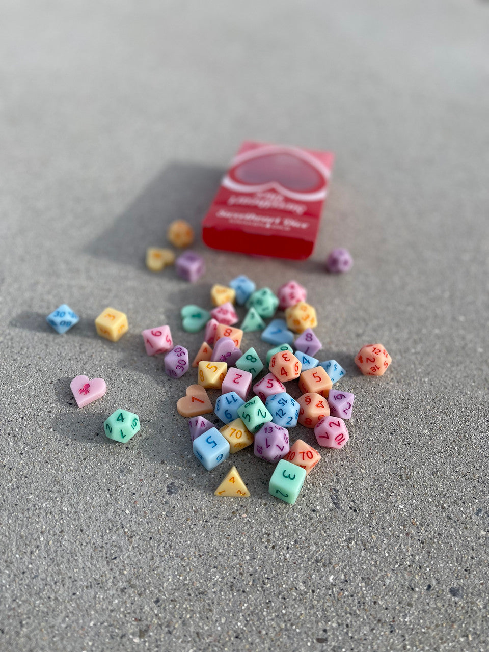 Be My Valentine "Sweetheart Dice" 48 Piece Dice Set