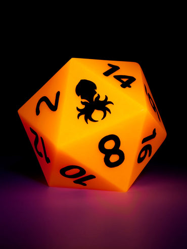 Orange Glow in the Dark 55MM D20