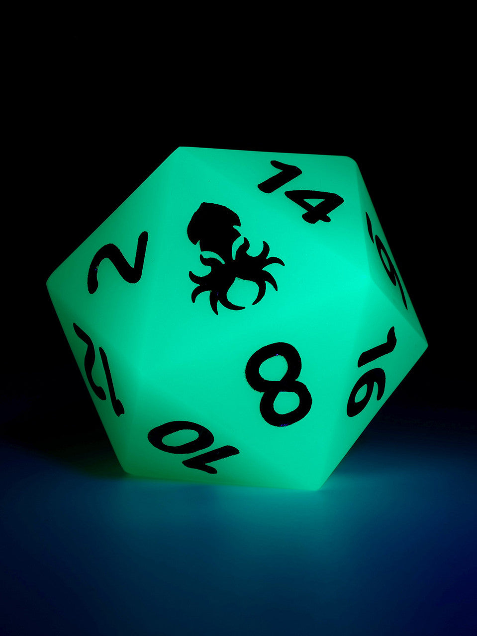 Yellow Glow in the Dark 55MM D20
