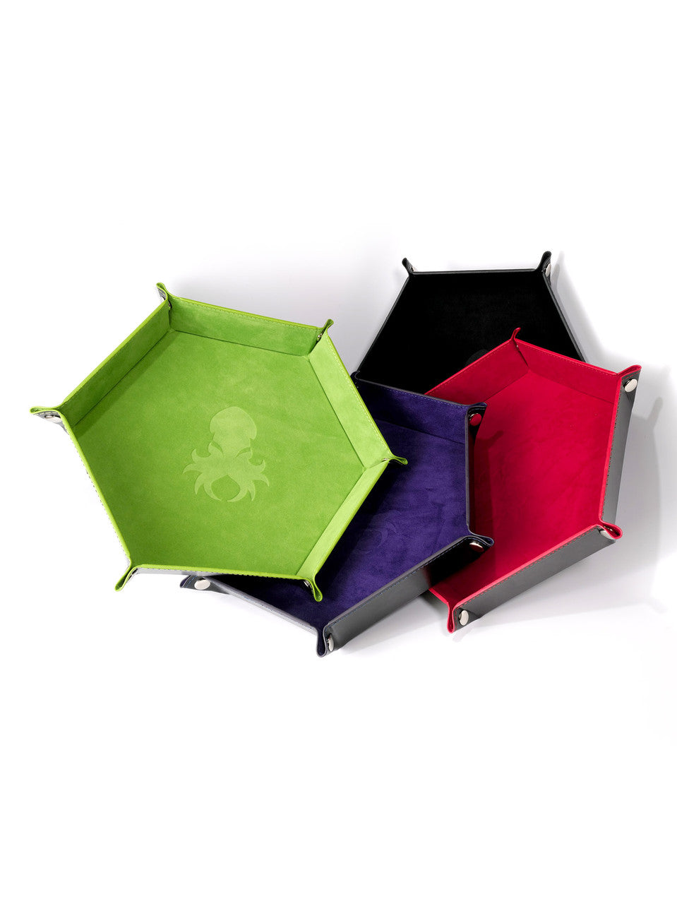 Collapsible Kraken Dice Tray Green and Black