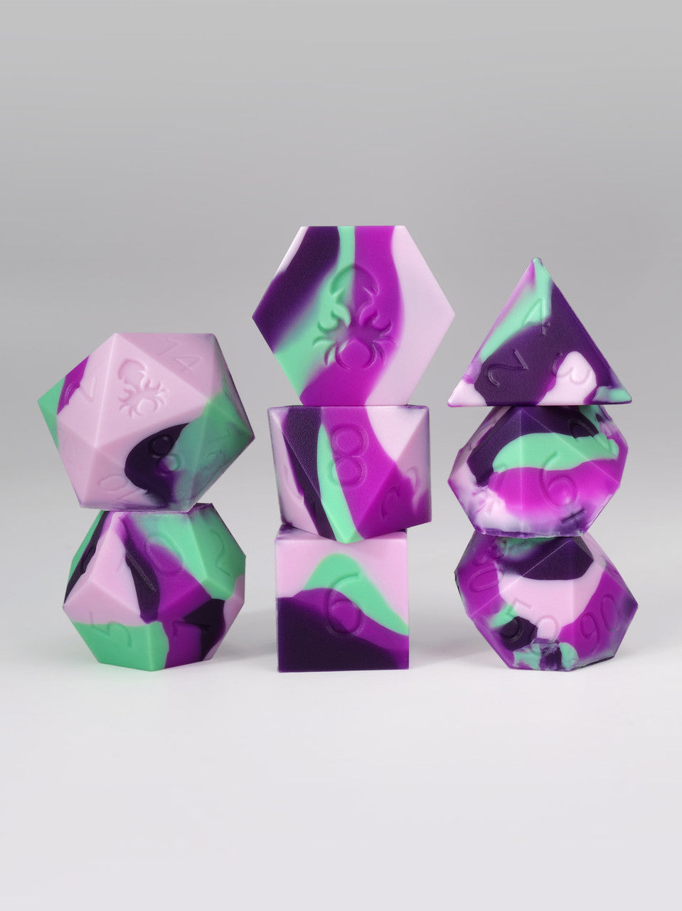 Dragon Silicone 8pc Dice Set