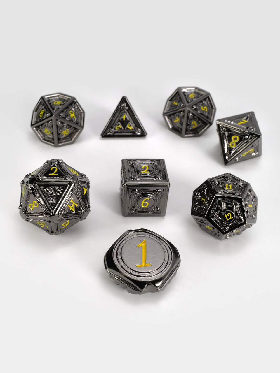 Geometric Horrors: Demon's Eye TTRPG Dice Set