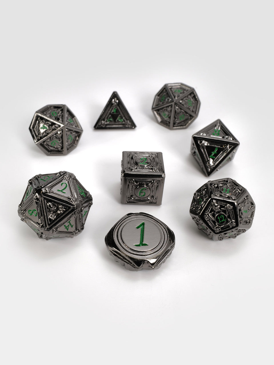 Geometric Horrors: Monstrous Eyes TTRPG Dice Set