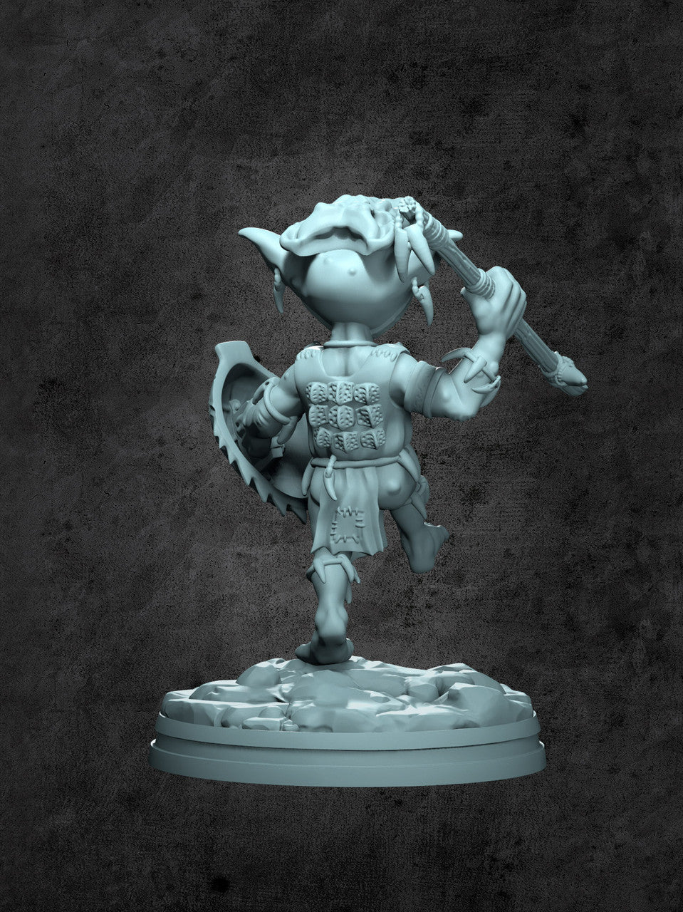 Goblin Crocodile Hunter Miniature for Tabletop RPGs