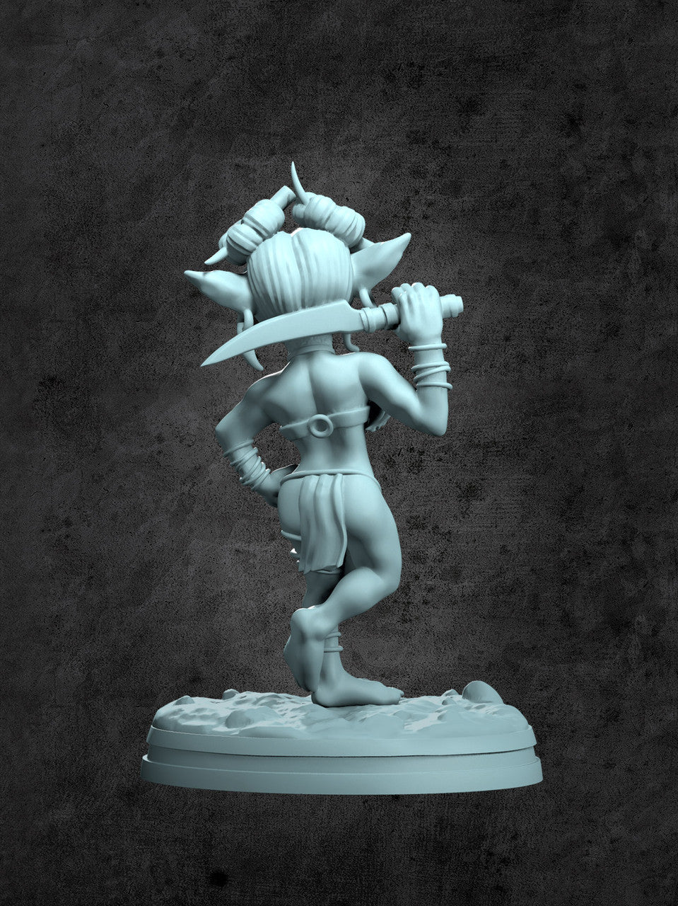 Goblin Female Miniature for Tabletop RPGs