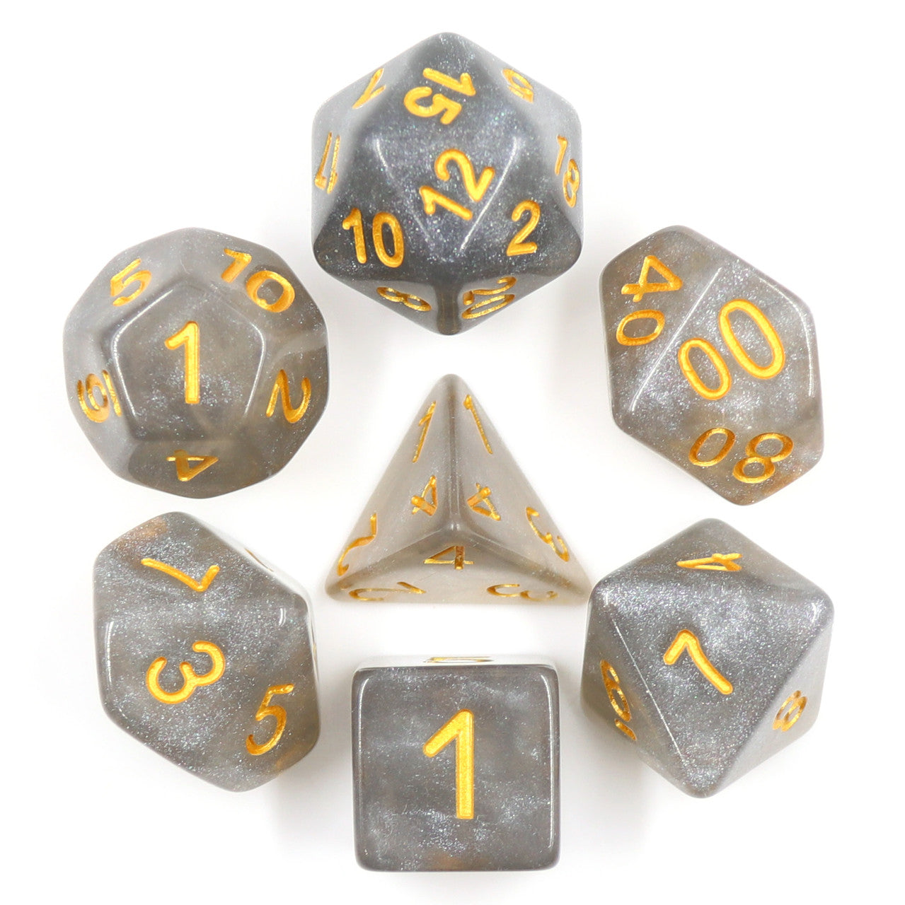 Onyxstone Polyhedral Dice Set For RPGs