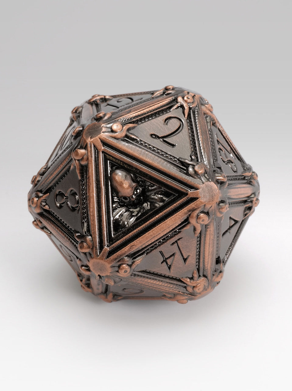 50mm Geometric Horrors: Copper Golem's Eyes TTRPG  Single D20