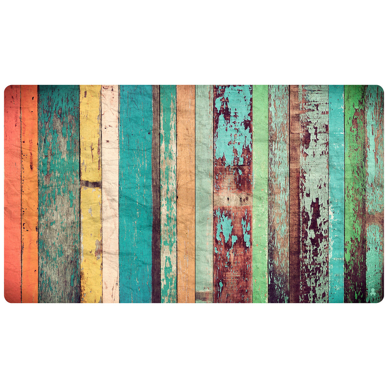 Rainbow Patina Wood Playmat
