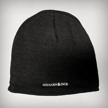 Kraken Logo Black Beanie