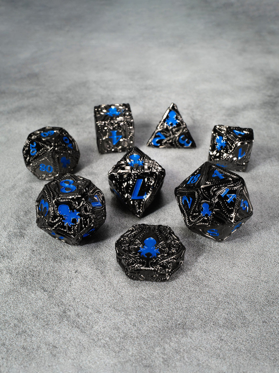 Kraken's Reach: Abyssal Reach 8pc TTRPG Dice Set