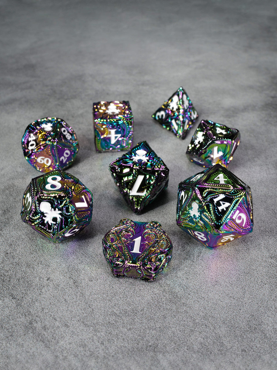 Kraken's Reach: Astral Reach 8pc TTRPG Dice Set