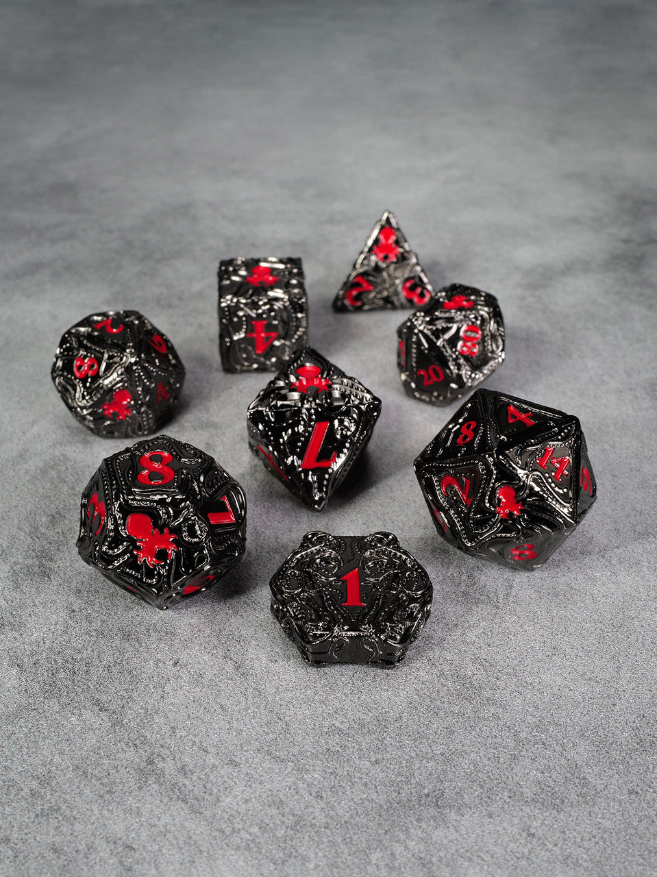 Kraken's Reach: Devilish Reach 8pc TTRPG Dice Set