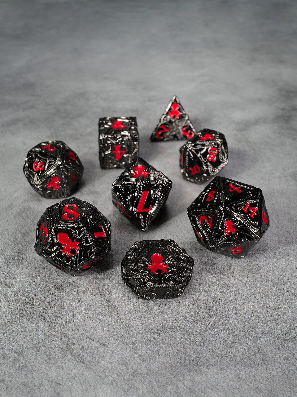 Kraken's Reach: Devilish Reach 8pc TTRPG Dice Set