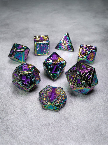 Kraken's Reach: Faes Reach 8pc TTRPG Dice Set