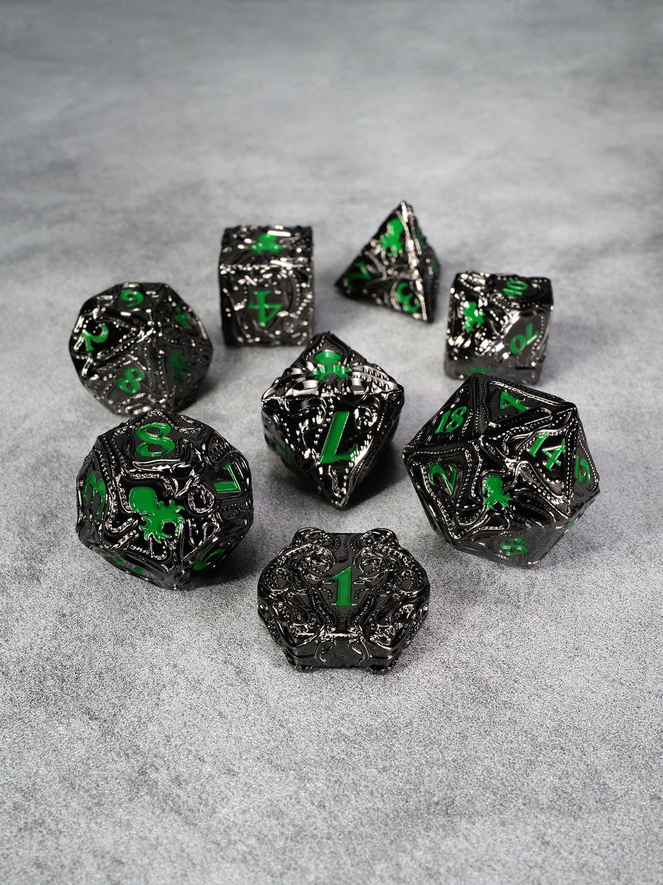 Kraken's Reach: Monstrous Reach 8pc TTRPG Dice Set