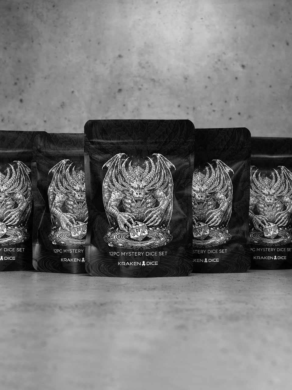 Mystery Kraken Original 12pc Dice Set