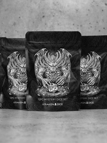Mystery Kraken Original 12pc Dice Set
