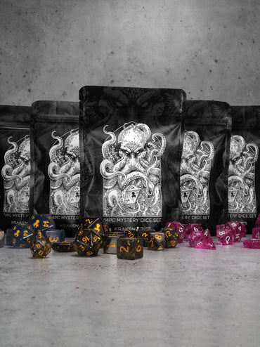 Mystery Kraken Original 14pc Dice Set