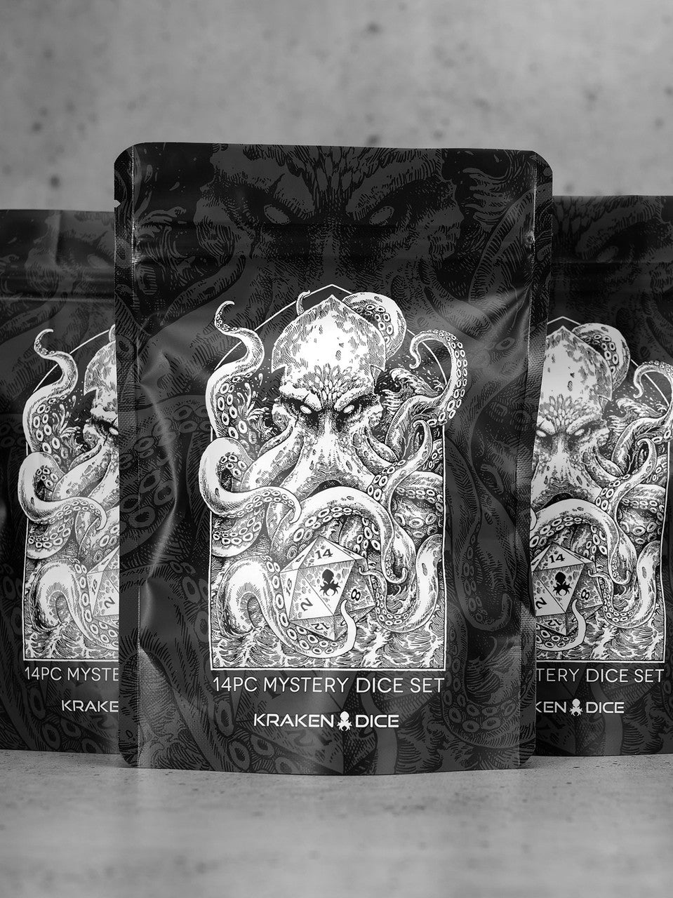 Mystery Kraken Original 14pc Dice Set