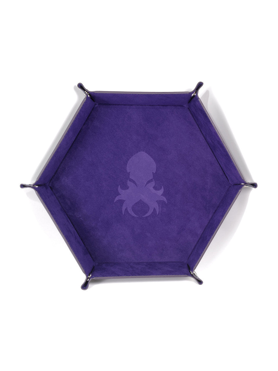 Collapsible Kraken Dice Tray Purple and Dark Blue